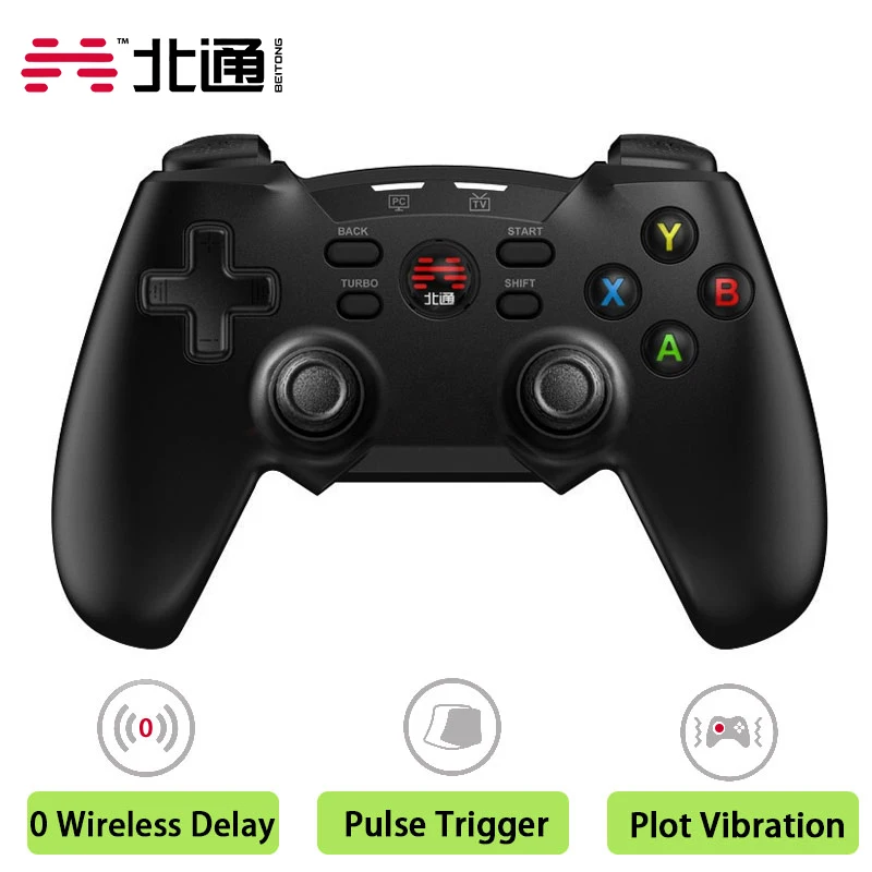 

Original Beitong BETOP Bat 4 Gamepad USB Wired BTP-BD4E Joystick Enhanced Vibration For Steam For PC TV for STB game controller