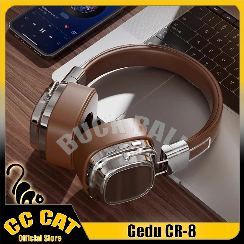 

Gedu CR-8 Retro Wireless Bluetooth Headphone Over Ear Headsets Foldable Earphone Noise Reduction Gamer Earphones Long Endurance