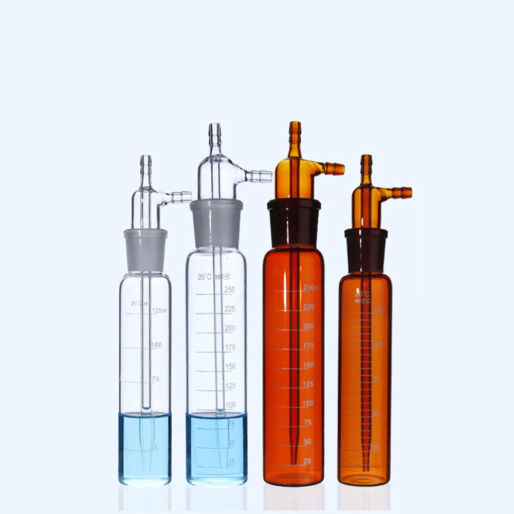 1pc/lot Lab 25/50/75/100/125/250/275ml Glass Impact absorber bottle Impingement gas sampler for experiment
1pc/lot Lab 25/50/75/100/125/250/275ml Glass Impact absorber bottle Impingement gas sampler for experiment