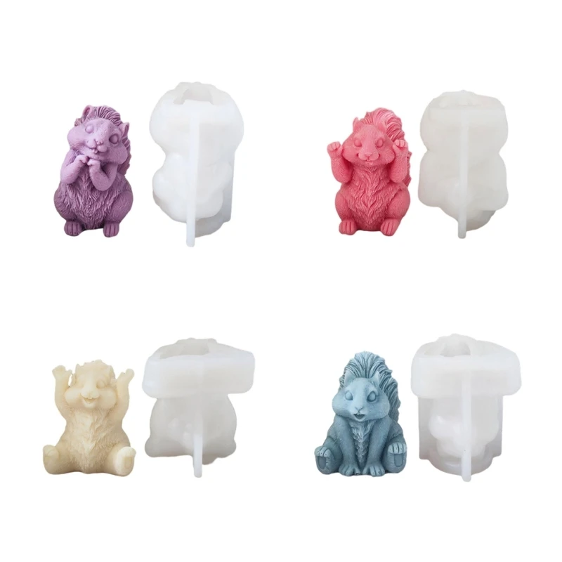 Candle Silicone Mould Cute Squirrel Shaped Epoxy Resin Mold for DIY Candle Making Handmade Crafts Home Decorations 
Candle Silicone Mould Cute Squirrel Shaped Epoxy Resin Mold for DIY Candle Making Handmade Crafts Home Decorations