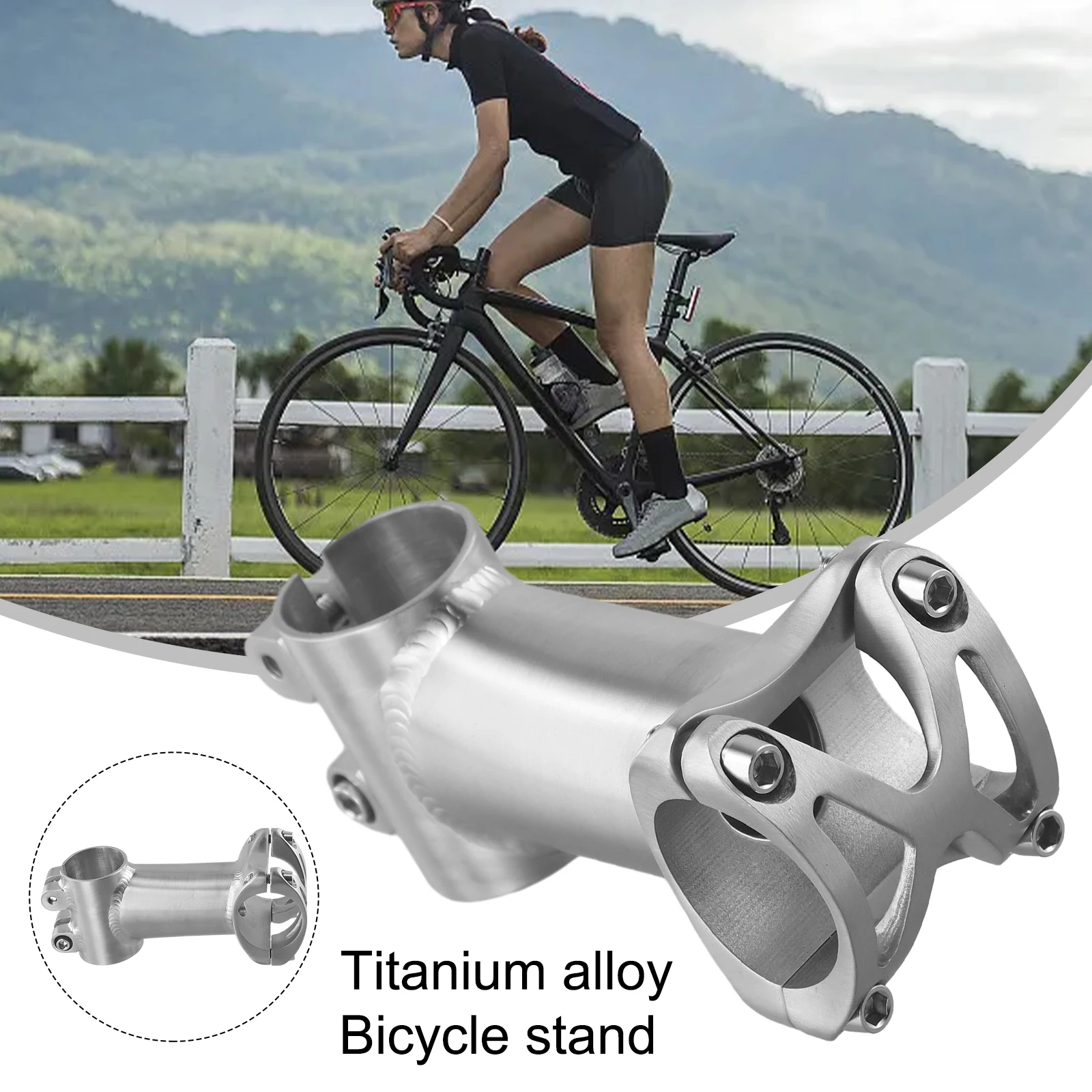 2023new Bicycle Stem Ultralight Titanium Alloy MTB Mountain Road Bicycle Stem 31.8/25.4x80-120MM Replacement Part Accessory
2023new Bicycle Stem Ultralight Titanium Alloy MTB Mountain Road Bicycle Stem 31.8/25.4x80-120MM Replacement Part Accessory