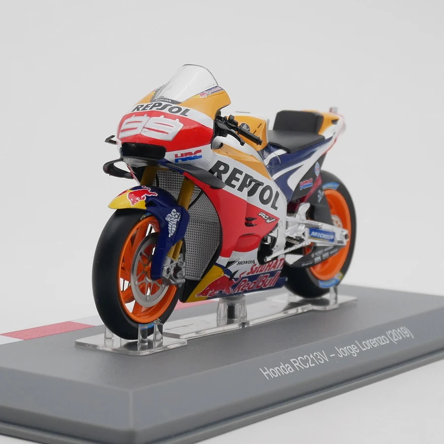 

Diecast Ixo 1:18 Scale Moto GP 2019 Honda RC213V Motorcycle Racing Alloy Toy Model Collectible Gift Souvenir Display Ornaments