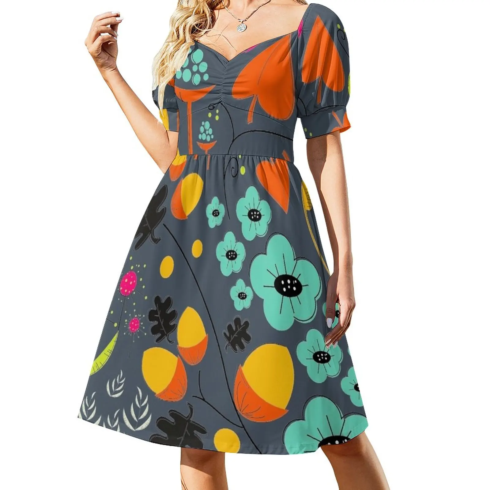 Retro Florals Sleeveless Dress Elegant gowns long dresses for women elegant women's dresses for wedding
Retro Florals Sleeveless Dress Elegant gowns long dresses for women elegant women's dresses for wedding