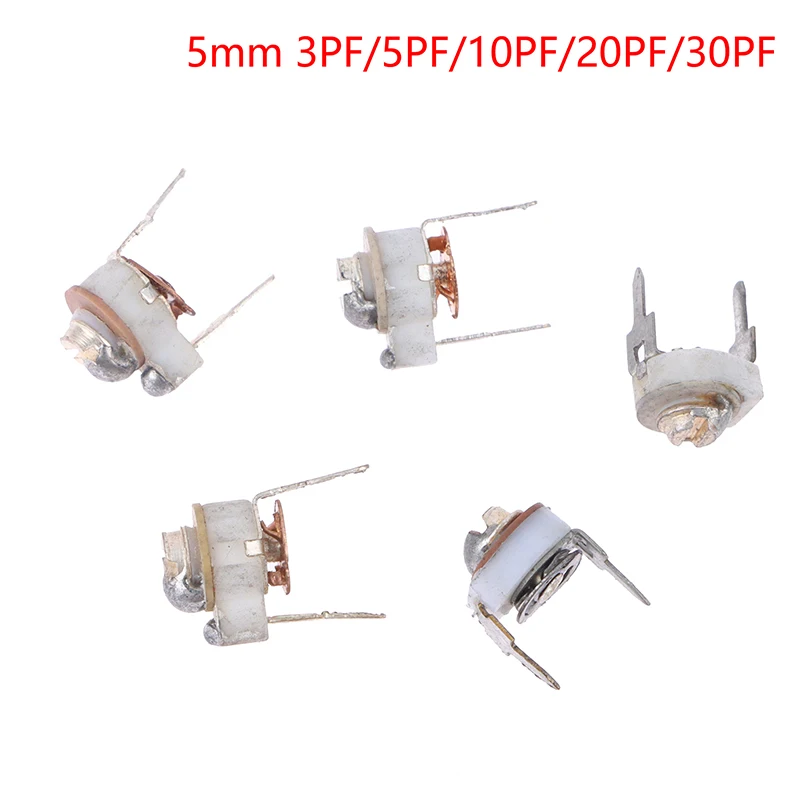 5PCS 5MM Ceramic Trimmer Capacit Adjustable Capacitor Trimmer Variable Ceramic Capacitor 3PF 5PF 10PF 20PF
5PCS 5MM Ceramic Trimmer Capacit Adjustable Capacitor Trimmer Variable Ceramic Capacitor 3PF 5PF 10PF 20PF
