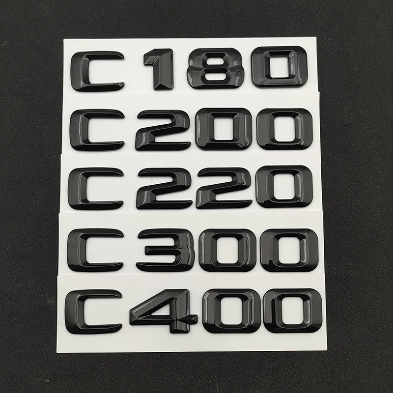 3d ABS Black Logo C200 C220 C250 C300 C350 C400 C450 Emblem Letters Car Sticker For Mercedes Benz W205 W204 W203 Accessories
3d ABS Black Logo C200 C220 C250 C300 C350 C400 C450 Emblem Letters Car Sticker For Mercedes Benz W205 W204 W203 Accessories