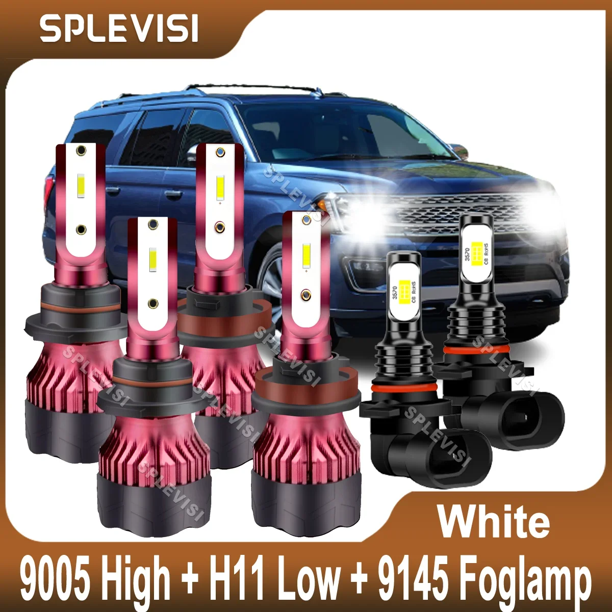 LED Headlight Kit 4x 9005 High H11 Low Beam 9145 Foglight For Ford Escape 2013 2014 2015 2016 For Ford Expedition 2018 2019 2020
LED Headlight Kit 4x 9005 High H11 Low Beam 9145 Foglight For Ford Escape 2013 2014 2015 2016 For Ford Expedition 2018 2019 2020