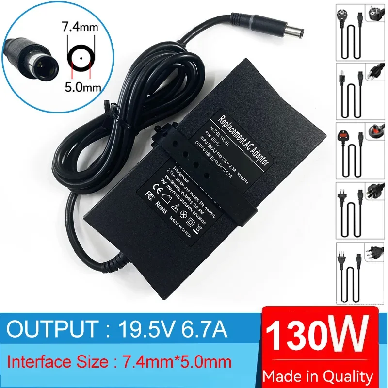 

Laptop AC Adapter Charger for DELL Latitude E7270 E5270 E7470 E7480 3540 5591 7275 3440 5480 E6430S E5450 D510 15 5501 L400 E724