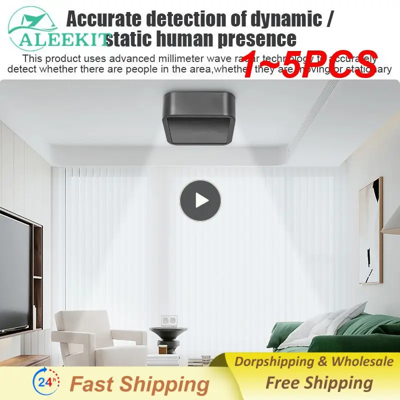 1~5PCS Tuya WiFi/ Human Presence Sensor mmWave Detection PIR Motion Sensor Smart Life APP Smart Home Security
1~5PCS Tuya WiFi/ Human Presence Sensor mmWave Detection PIR Motion Sensor Smart Life APP Smart Home Security