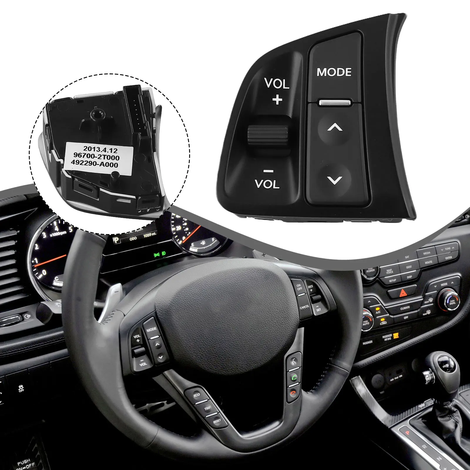 Переключатель управления, переключатель колеса 96700-2T000 967002T000 967002T000CA, переключатель аудио режима, пластиковый, высокого качества
Переключатель управления, переключатель колеса 96700-2T000 967002T000 967002T000CA, переключатель аудио режима, пластиковый, высокого качества