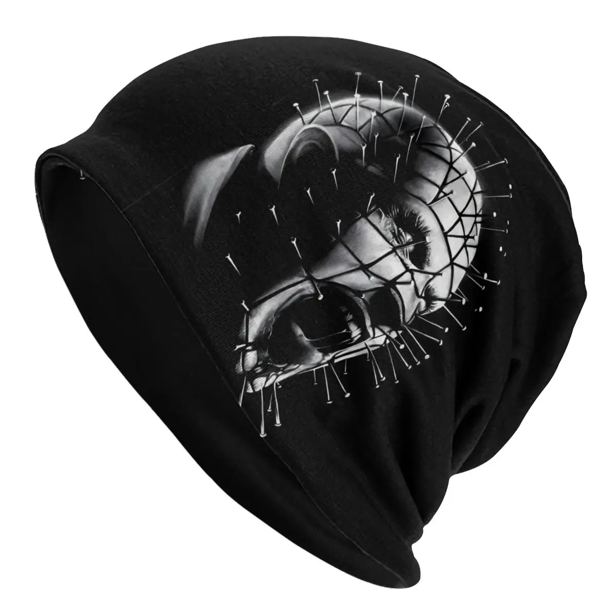 

Hellraiser Horror Film Skullies Beanies Caps Hannibal Lecter Thin Hat Autumn Spring Bonnet Hats Men Women's Street Ski Cap