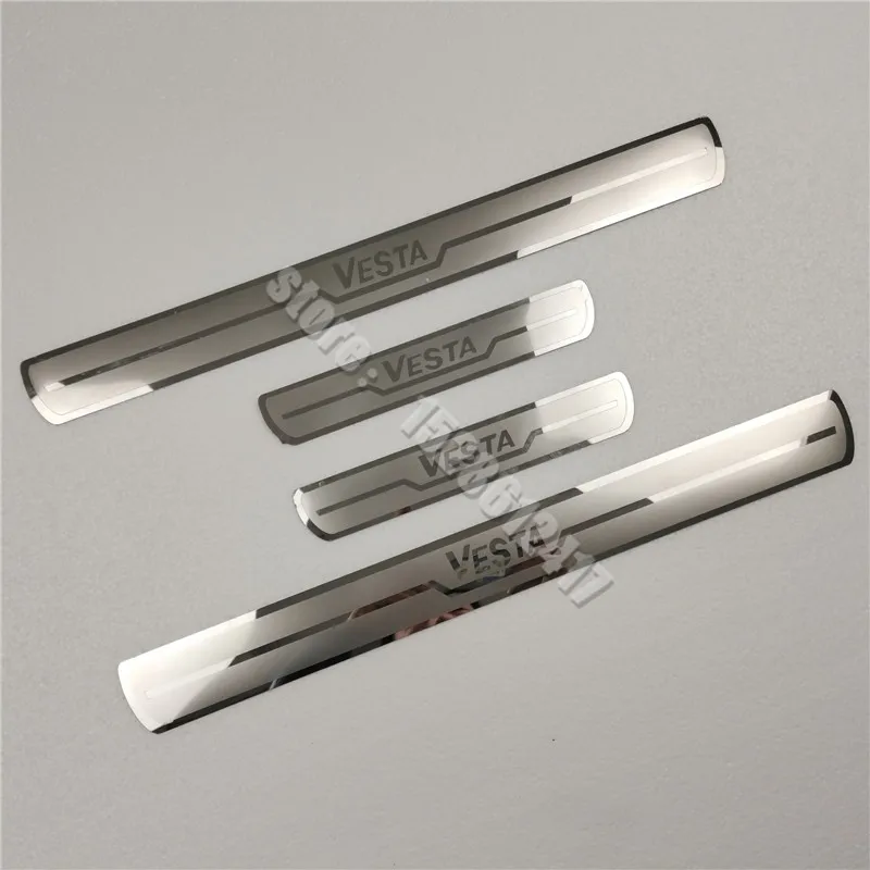Car styling accessories For VESTA Stainless Steel Car Door Sill Protector Scuff Plate For LADA VESTA Cross Concept 2015-2019 X
Car styling accessories For VESTA Stainless Steel Car Door Sill Protector Scuff Plate For LADA VESTA Cross Concept 2015-2019 X