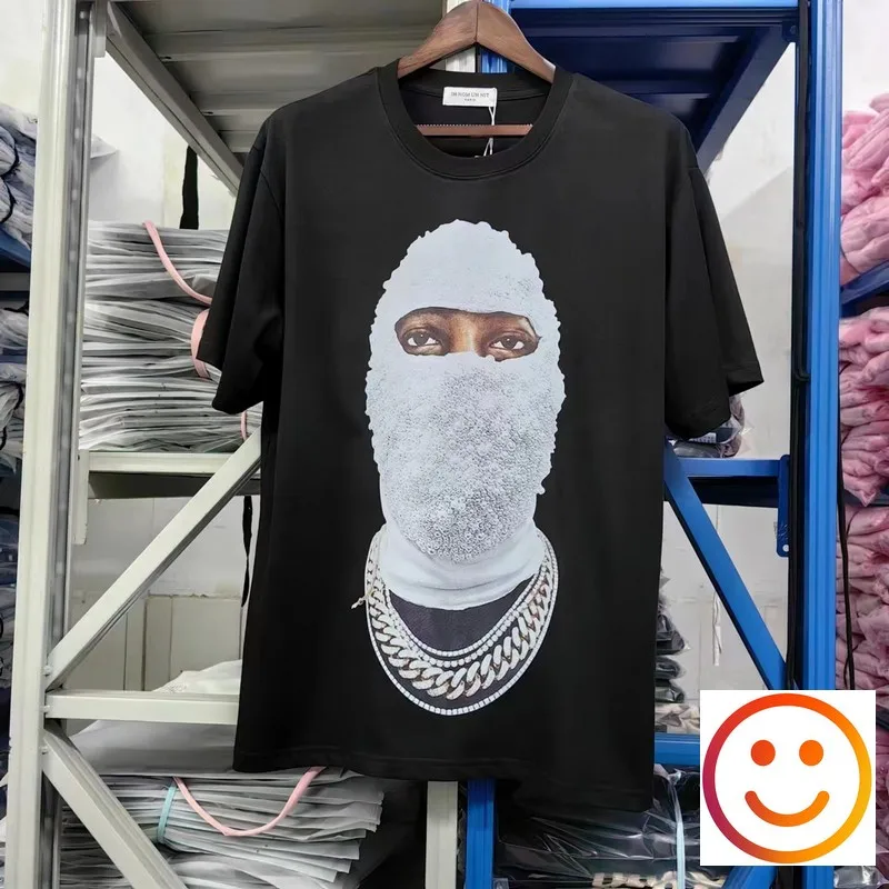 White Mask Pearl Man Print IH NOM UH NIT Tee High Quality Cotton Loose Breathe T-Shirt For Men
White Mask Pearl Man Print IH NOM UH NIT Tee High Quality Cotton Loose Breathe T-Shirt For Men