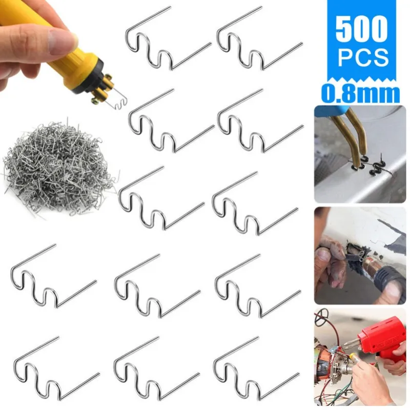 500Pcs Hot Stapler Staples Repair Kit for Plastic Welder Gun Car Bumper Fender Welder Machine Fittings Plastic Welder Staples
500Pcs Hot Stapler Staples Repair Kit for Plastic Welder Gun Car Bumper Fender Welder Machine Fittings Plastic Welder Staples