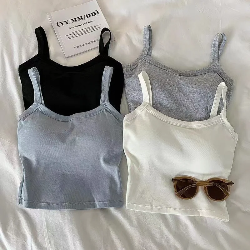 Crop Top Women Sexy Sleeveless Tops Fashion Female Underwear Lady's Camisole Girl Basic T-shirt Vest Lingerie Bras Tube Tops Hot
Crop Top Women Sexy Sleeveless Tops Fashion Female Underwear Lady's Camisole Girl Basic T-shirt Vest Lingerie Bras Tube Tops Hot