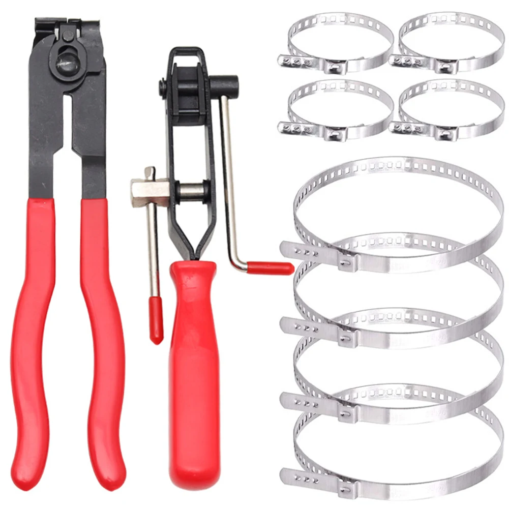 

Tension And Secure CV Joint Boot Clamp Pliers Kit CV Joint Boot Clamp Pliers Kit Fast Secure Boot Stainless Steel Clamps