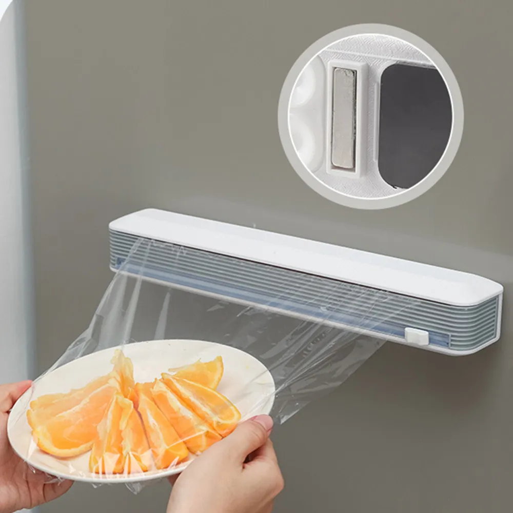 Food Plastic Cling Wrap Dispensers Foil Holder With Cutter Kitchen Storage Accessories Utensils Aluminum Foil and Film Dispenser
Food Plastic Cling Wrap Dispensers Foil Holder With Cutter Kitchen Storage Accessories Utensils Aluminum Foil and Film Dispenser