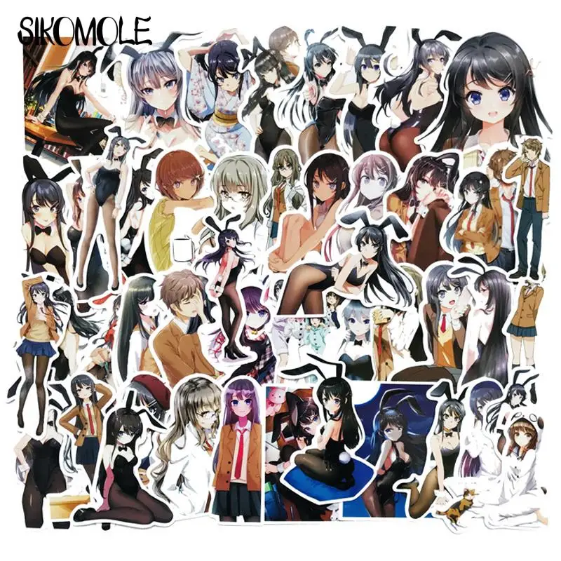 10/30/50PCS Cartoon Japan Anime Rascal Does Not Dream of Bunny Girl Senpai Sticker Laptop Luggage DIY Decal Graffiti Stickers F5
10/30/50PCS Cartoon Japan Anime Rascal Does Not Dream of Bunny Girl Senpai Sticker Laptop Luggage DIY Decal Graffiti Stickers F5
