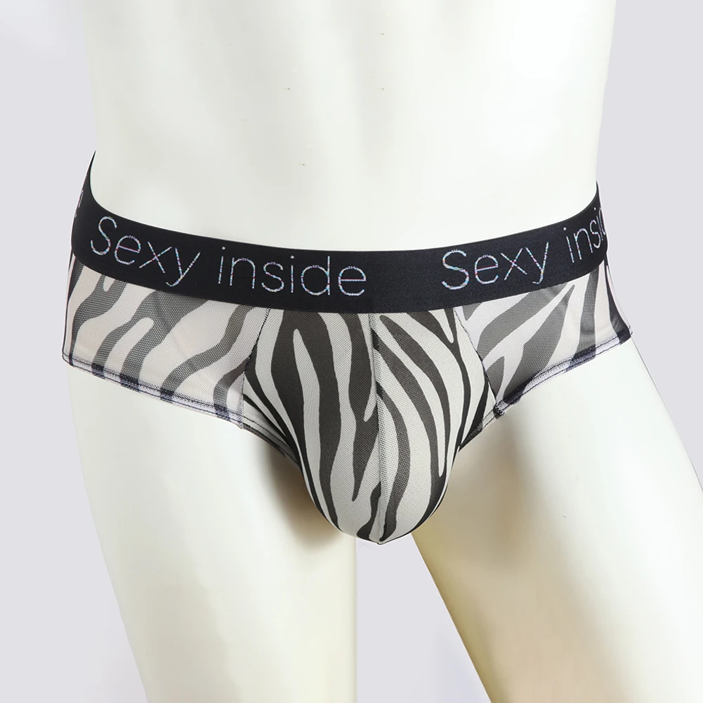 Transparent Mesh Briefs Mens Sexy Striped Underwear Leopard Printed Underpant Man Low Rise Bulge Pouch Panties Bikini Trunks
Transparent Mesh Briefs Mens Sexy Striped Underwear Leopard Printed Underpant Man Low Rise Bulge Pouch Panties Bikini Trunks