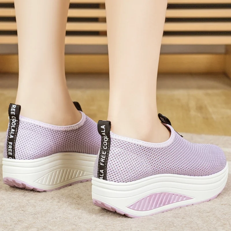 Fashion Breathable Mesh Women Running Shoes Comfortable Lightweight Casual Sneaker Summer Outdoor Non-slip Flat Running Shoes 51 S55955054844a4bd79851d4c7af1dca36Q