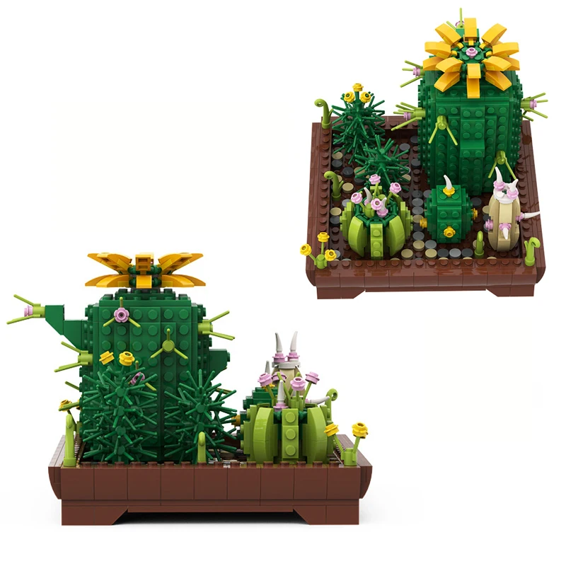 Cactus Bonsai Plants MOC Potted Building Blocks Toys High-Tech Assembled Creative Home Ornament Bricks Flower Kit
Cactus Bonsai Plants MOC Potted Building Blocks Toys High-Tech Assembled Creative Home Ornament Bricks Flower Kit