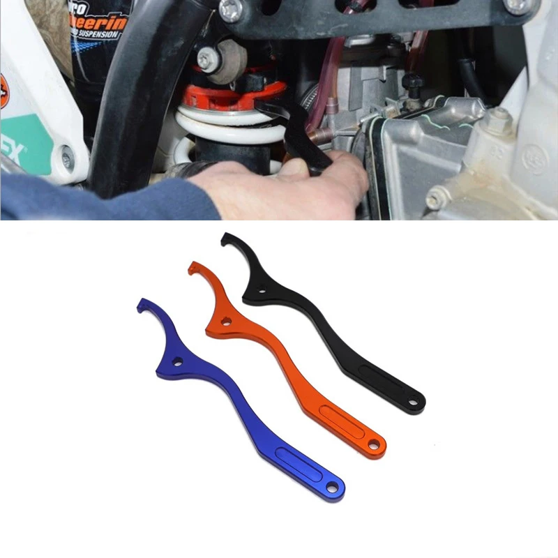 Motorcycle Rear Damping Shock Absorber Spanner Wrench Tool For KTM EXC EXC-F SX SX-F XC XC-F XC-W XCW-F Husqvarna FC FE TC TE
Motorcycle Rear Damping Shock Absorber Spanner Wrench Tool For KTM EXC EXC-F SX SX-F XC XC-F XC-W XCW-F Husqvarna FC FE TC TE
