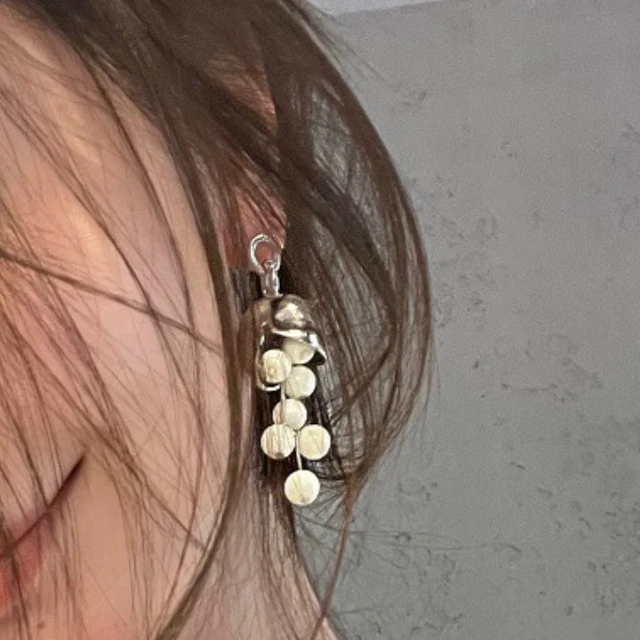 Bilandi-Boucles d'oreilles pompon perle blanche en métal pour femme, bijoux vintage, accessoires d'oreille, cadeaux de fête, mode populaire, tempérament 2