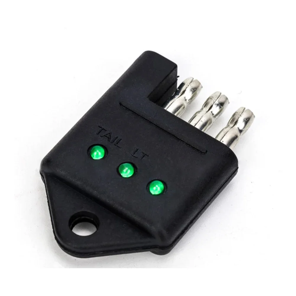 4 Way Flat Trailer Wiring Tester Light Brake Tail Turn Signal Trouble Shooter Plugs Into The Connector Of The Tow Vehicle
4 Way Flat Trailer Wiring Tester Light Brake Tail Turn Signal Trouble Shooter Plugs Into The Connector Of The Tow Vehicle