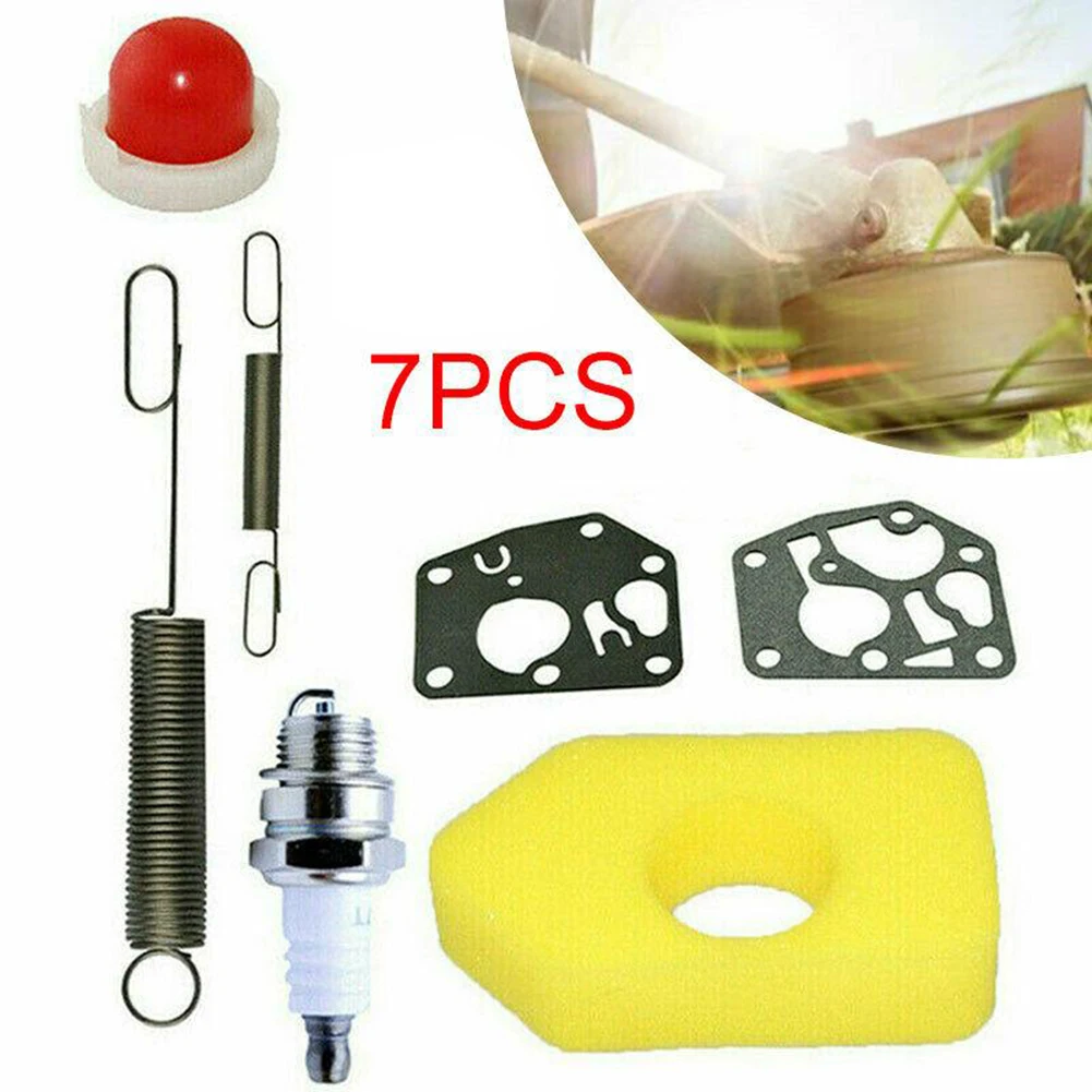 7pcs Lawn Mower Service Kit 698369 Air Filter Suitable for Briggs & Stratton Classic and Sprint Engine
7pcs Lawn Mower Service Kit 698369 Air Filter Suitable for Briggs & Stratton Classic and Sprint Engine
