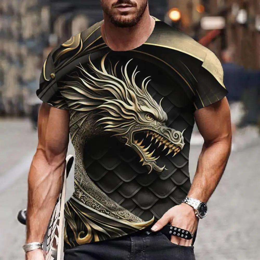 Футболка Dragon мужская с коротким рукавом, Повседневная модная рубашка, большие размеры, 2024
Футболка Dragon мужская с коротким рукавом, Повседневная модная рубашка, большие размеры, 2024