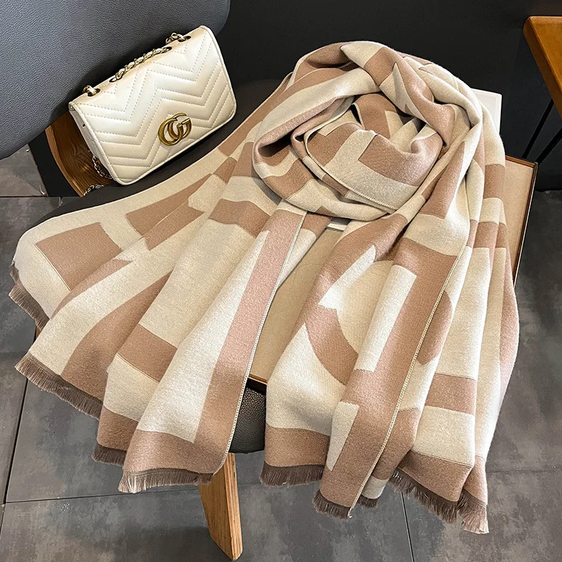 Winter Warm Cashmere Scarf for Women Plaid Print Pashmina Blanket Thick Shawl Wrap Neckerchief Fashion Bufanda Echarpe Poncho 8 Mallzona S559de64735364c4d9be10fcf4cf47b67B Winter Warm Cashmere Scarf for Women Plaid Print Pashmina Blanket Thick Shawl Wrap Neckerchief Fashion Bufanda Echarpe Poncho Mallzona