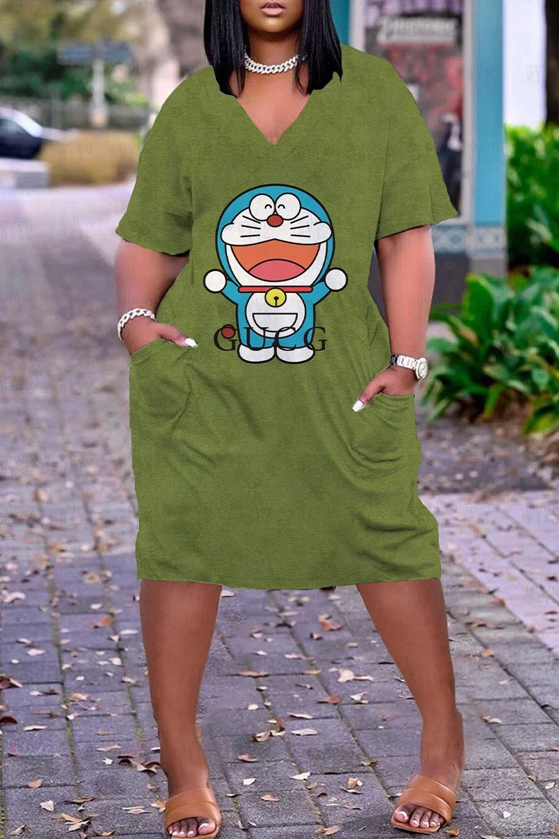 Pocket Dress Summer Dresses for Women 2023 V-neck Woman's Evening Dress Women Elegant Luxury Loose Comfort Night Club Outfit
Pocket Dress Summer Dresses for Women 2023 V-neck Woman's Evening Dress Women Elegant Luxury Loose Comfort Night Club Outfit