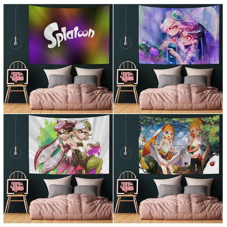 Splatoon Printed Large Wall Tapestry For Living Room Home Dorm Decor Wall Hanging Sheets
Splatoon Printed Large Wall Tapestry For Living Room Home Dorm Decor Wall Hanging Sheets