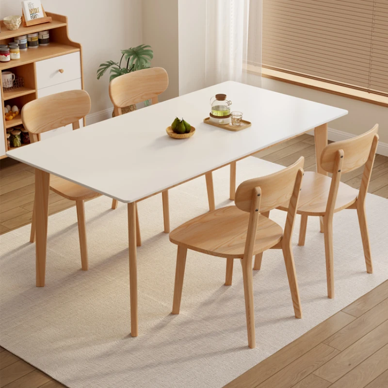 White Minimalist Dining Table Coffee Retro Simple Nordic Dressing Table Design Wooden Mesa Comedor Meuble Furniture YX50CZ
White Minimalist Dining Table Coffee Retro Simple Nordic Dressing Table Design Wooden Mesa Comedor Meuble Furniture YX50CZ