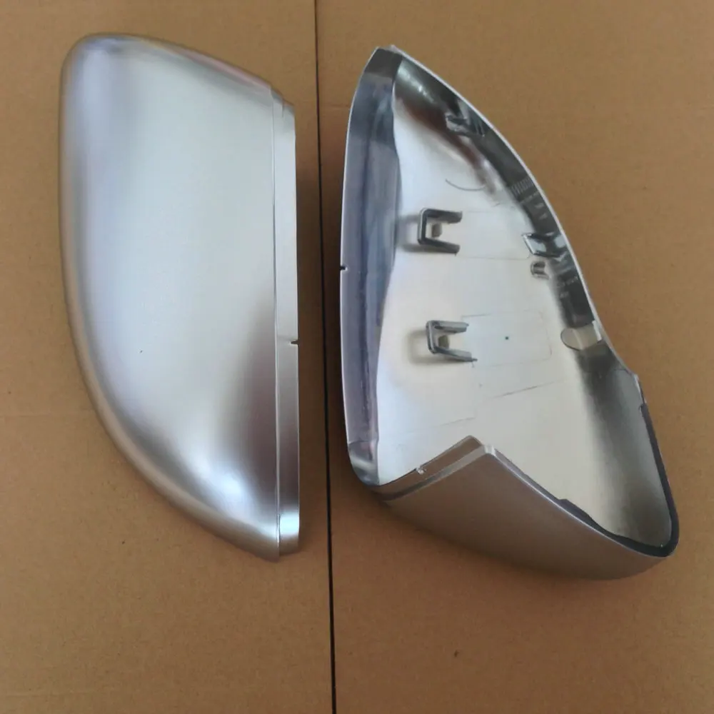 

Matte Chrome For VW Golf 6 GTI VI Side Wing Mirror Covers MK6 R20 GTD GTE Satin CAPS GTD Replace 2pcs