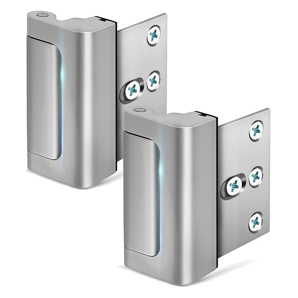 Safety Door Lock, Child Proof Door Reinforcement Lock, with 3 Inch Stop, Can Withstand 800 Pounds (Silver-2 Bag)
Safety Door Lock, Child Proof Door Reinforcement Lock, with 3 Inch Stop, Can Withstand 800 Pounds (Silver-2 Bag)