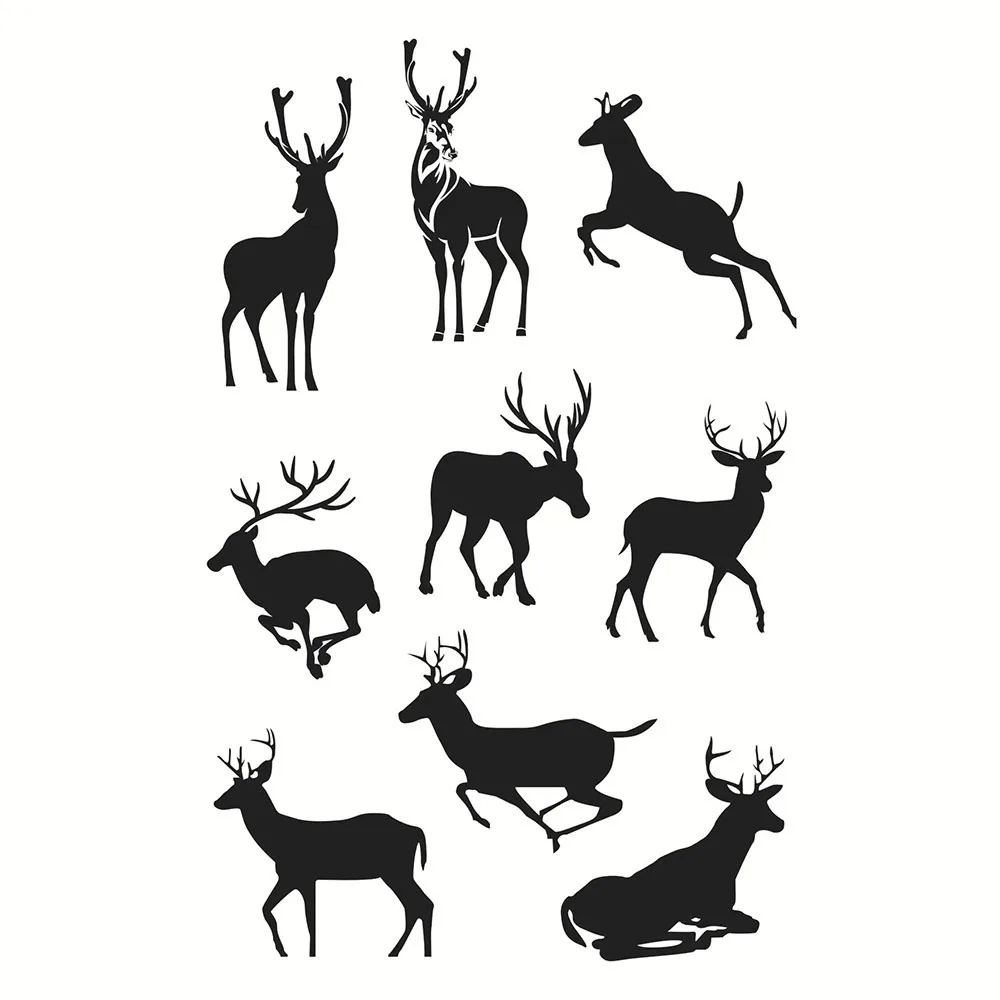 

Deer Clear Stamps Seal for DIY Scrapbooking Card Transparent Stamps Making Photo Album Crafts Decoration New Stamps