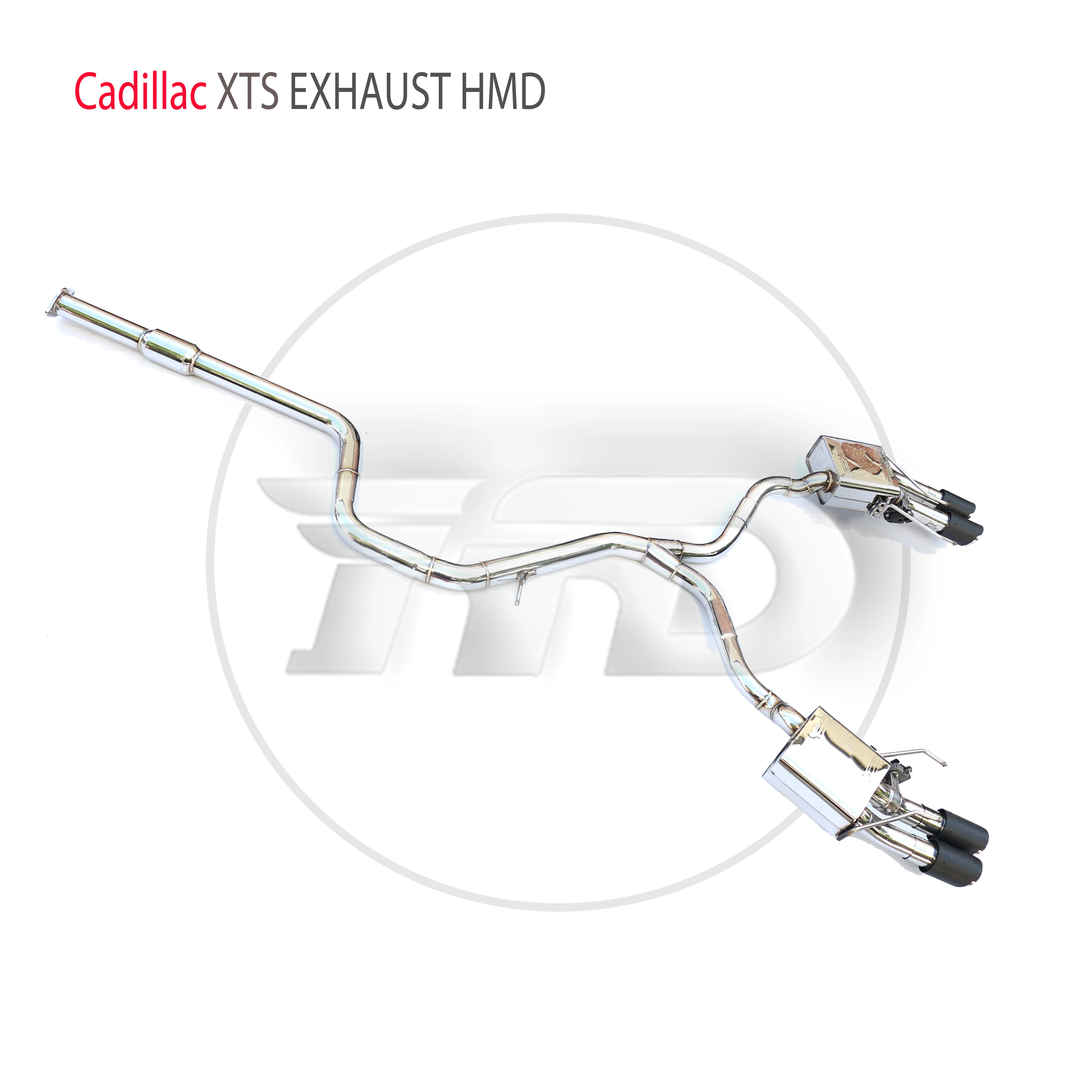 

HMD Stainless Steel Exhaust System Performance Catback is Suitable for Cadillac XTS Car Valve Muffler
