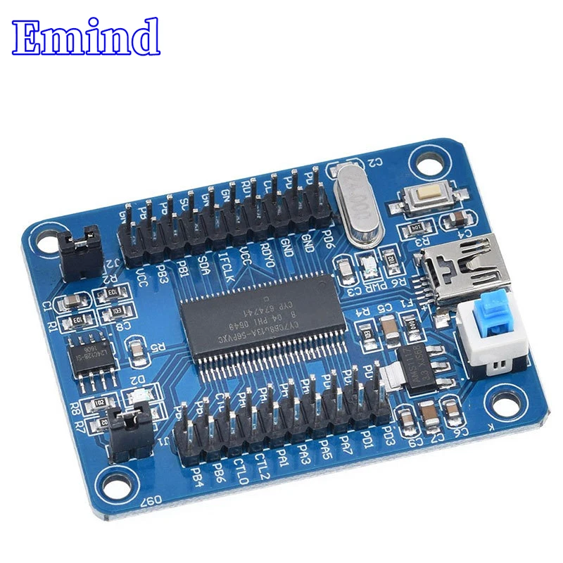 

1/3/5/10/20Pcs EZ-USB FX2LP CY7C68013A USB Core Board Development Board Logic Analyzer Using CY7C68013A-56PVXC Chip