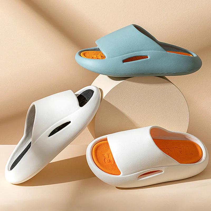 Шлепанцы унисекс, повседневные сандалии на толстой платформе, Нескользящие, для душа, пляжа, для мужчин и женщин, летняя обувь 
Шлепанцы унисекс, повседневные сандалии на толстой платформе, Нескользящие, для душа, пляжа, для мужчин и женщин, летняя обувь