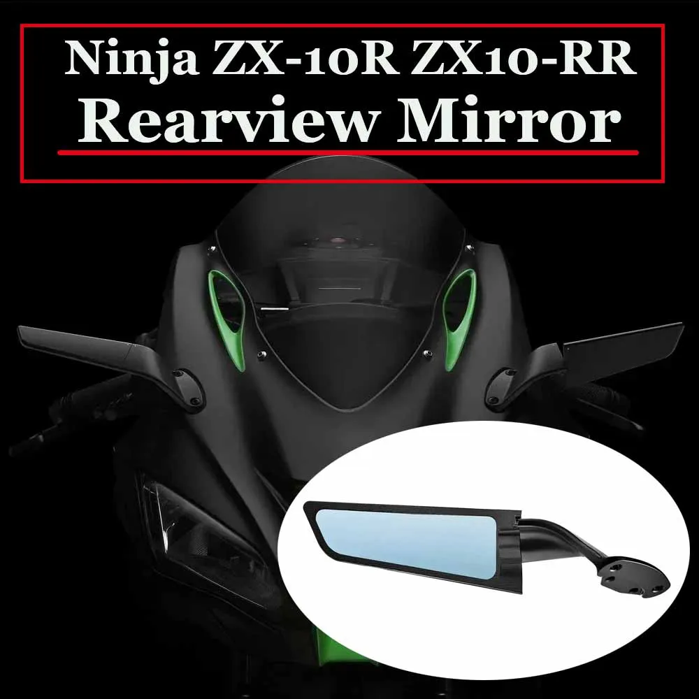For Kawasaki Ninja ZX 10R 2021-2024 ZX10 RR 2021-2023 ZX 10R SE 2019 2020 Rearview Mirror New CNC Aluminum Rotatable Mirror
For Kawasaki Ninja ZX 10R 2021-2024 ZX10 RR 2021-2023 ZX 10R SE 2019 2020 Rearview Mirror New CNC Aluminum Rotatable Mirror