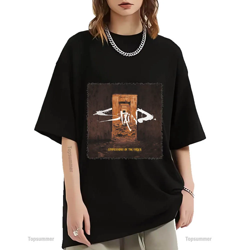 Confessions of the Fallen Album T-Shirt Staind Tour T Shirt Male Streetwear Cool Short Sleeve Tee Shirt Female Black Tops Tees
Confessions of the Fallen Album T-Shirt Staind Tour T Shirt Male Streetwear Cool Short Sleeve Tee Shirt Female Black Tops Tees