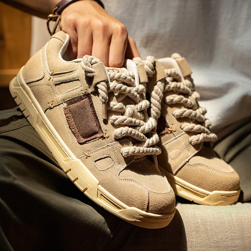 Vintage Casual Shoes for Men Classics Style Breathable Comfortable Sneakers Twine Patch Sports Lovers Shoes
Vintage Casual Shoes for Men Classics Style Breathable Comfortable Sneakers Twine Patch Sports Lovers Shoes
