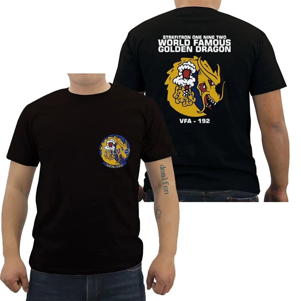 VFA192 Golden Dragons Strike Fighter Squadron T-Shirt 100% Cotton O-Neck Summer Short Sleeve Casual Mens T-shirt Size S-3XL
VFA192 Golden Dragons Strike Fighter Squadron T-Shirt 100% Cotton O-Neck Summer Short Sleeve Casual Mens T-shirt Size S-3XL