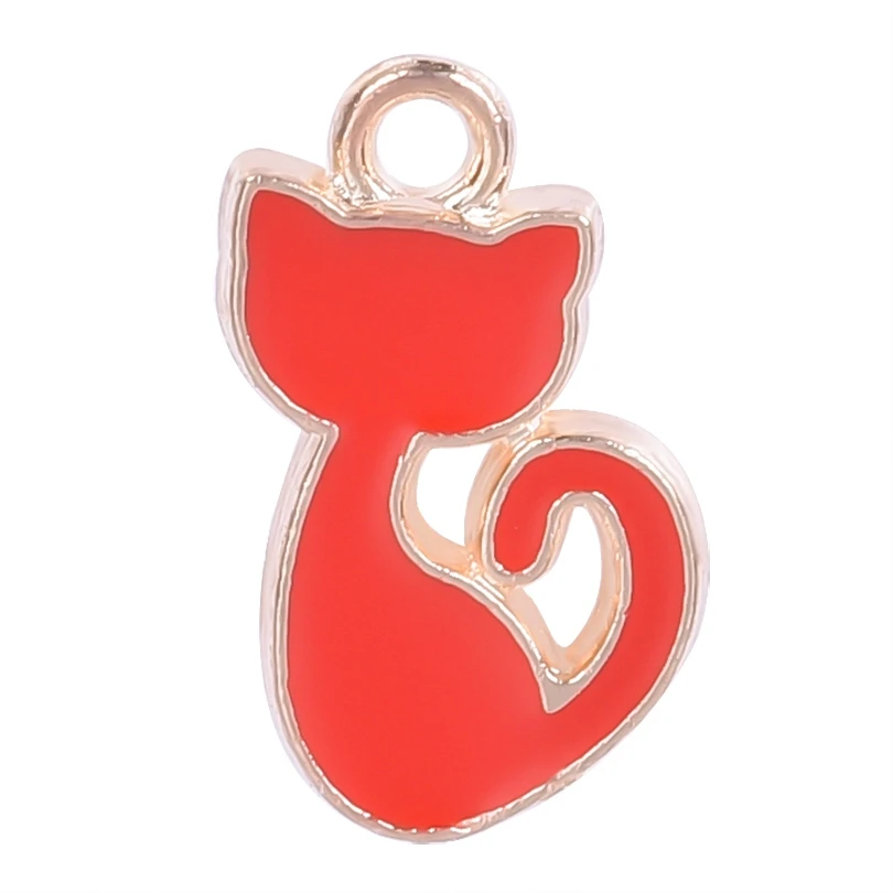 50pcs/Lot Red Blue Black Pink Pet Cat Animal Charms Metal Alloy Enamel Pendant For DIY Couple Gift Jewelry Making Accessories
50pcs/Lot Red Blue Black Pink Pet Cat Animal Charms Metal Alloy Enamel Pendant For DIY Couple Gift Jewelry Making Accessories