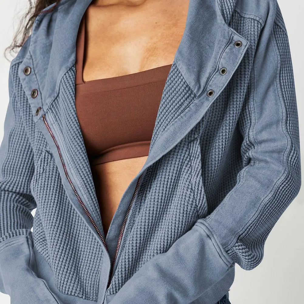 Cozy Women's Zip Up Sweatshirt with For Loose Fit Paneled Long Sleeve Hoodies (Black/Rice/Blue/Pink/Brown/Military Green)
Cozy Women's Zip Up Sweatshirt with For Loose Fit Paneled Long Sleeve Hoodies (Black/Rice/Blue/Pink/Brown/Military Green)