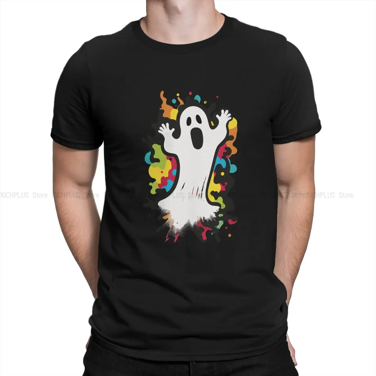 Мужская футболка Ghost Spooky Lover, модная футболка из полиэстера, оригинальные хипстерские свитшоты
Мужская футболка Ghost Spooky Lover, модная футболка из полиэстера, оригинальные хипстерские свитшоты