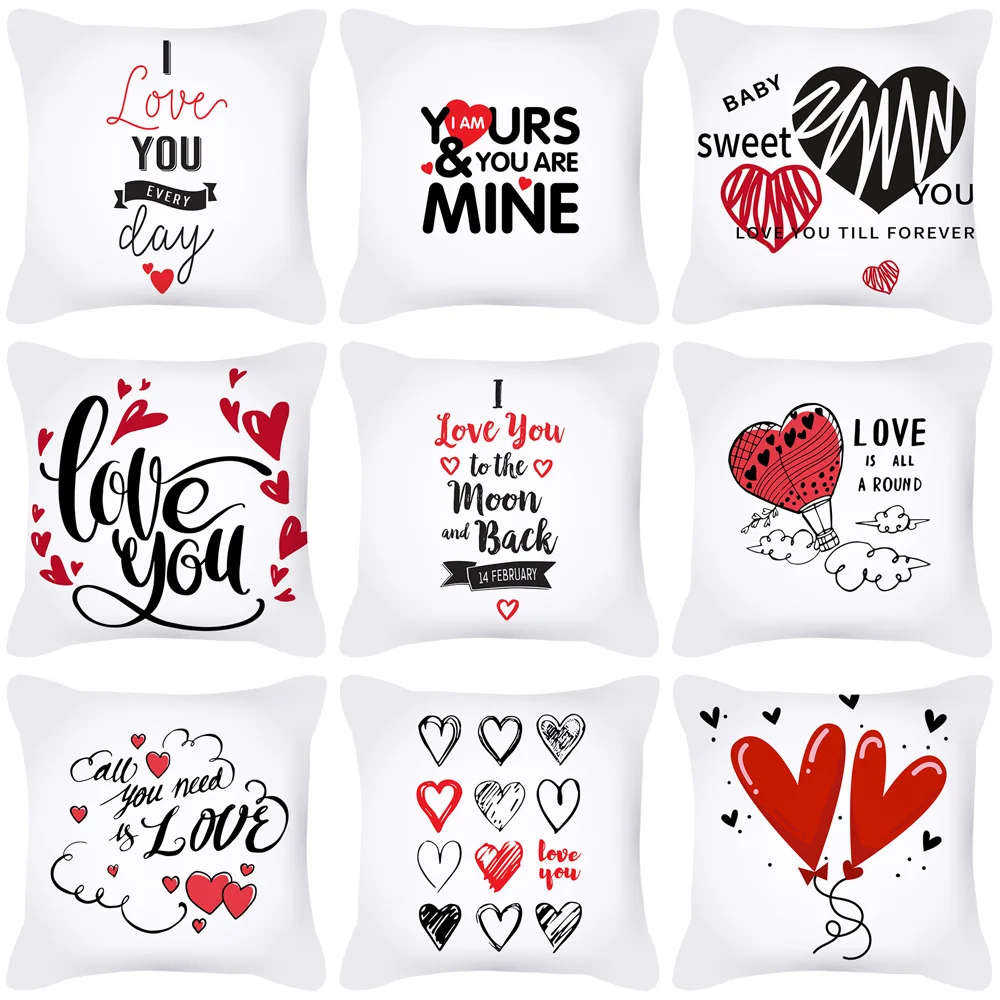 Cute Couples Pillow Case Romantic Lover Pillow Cover Home Sofa Decor Valentine's Day Gift Sweet Love Cushion Cover Home Decor
Cute Couples Pillow Case Romantic Lover Pillow Cover Home Sofa Decor Valentine's Day Gift Sweet Love Cushion Cover Home Decor
