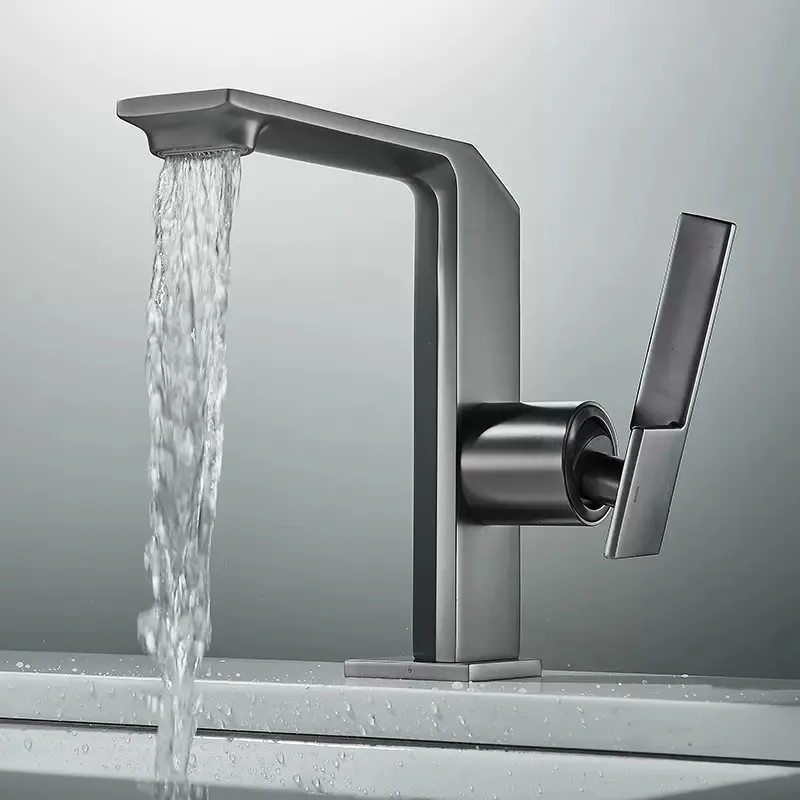 Black Basin Faucets Brushed Gold Bathroom Faucet Hot Cold Sink Faucet Water Mixer Crane Deck Mounted Bathroom Tap
Black Basin Faucets Brushed Gold Bathroom Faucet Hot Cold Sink Faucet Water Mixer Crane Deck Mounted Bathroom Tap