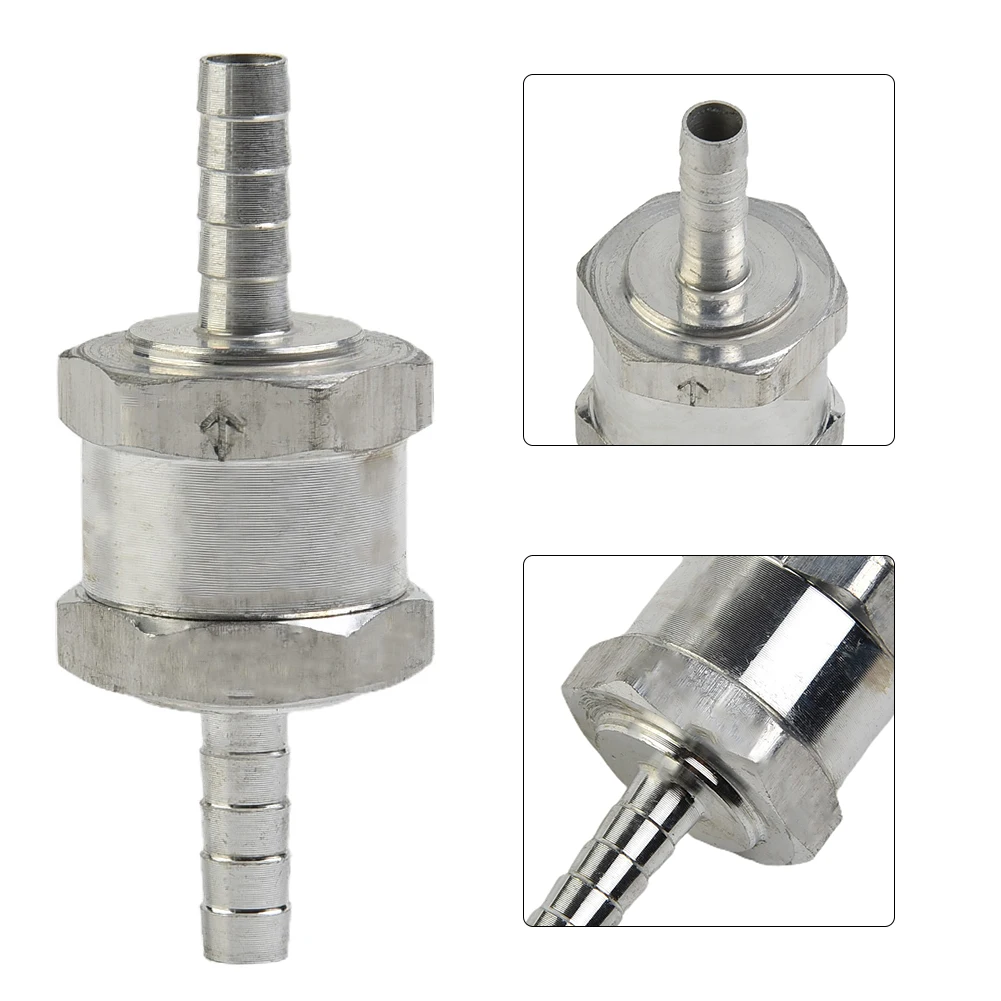 High Quality Check Valve Silver Single Way Tube Hose Bio/vegetable Oil Valve 12mm Air Water Pipe Aluminum Fuel
High Quality Check Valve Silver Single Way Tube Hose Bio/vegetable Oil Valve 12mm Air Water Pipe Aluminum Fuel