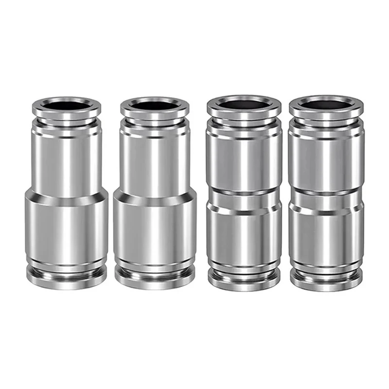 

10Pcs 304 Stainless Steel Pneumatic Fitting PU Straight PG Reducer Quick Connector 4 6 8 10 12mm Air Compressor Hose Joint